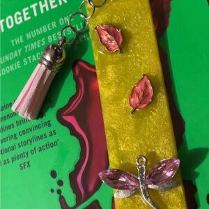 Pretty in Pink Resin Bookmark